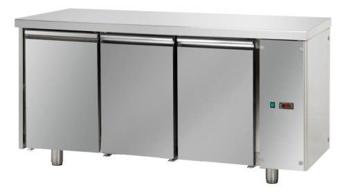 TF03MIDSG | 3 ajtós hűtött munkaasztal GN 1/1