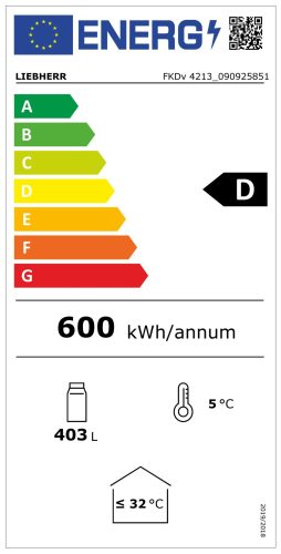 LIEBHERR - FKDv 4213 003 Emelt teljesítményű - REKLÁMPANELES HŰTŐSZEKRÉNYEK VENTILÁCIÓS HŰTÉSSEL