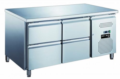 KH-GN2140TN | Hűtött munkaasztal 4 fiókkal