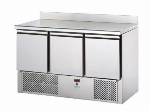 SL03AL | Hűtött munkaasztal hátsó felhajtással GN 1/1