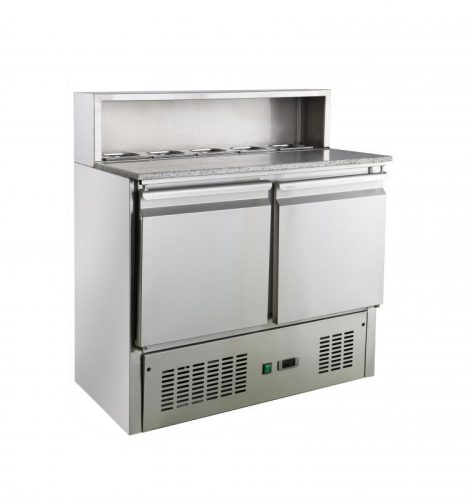 KH-PS900 | Pizzaelőkészítő asztal (salátahűtő betéttel)