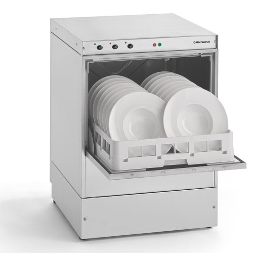 Omniwash - EASY E50 - tányérmosogató gép - mosó és öblítőszer adagolóval - ürítőszivattyús kivitel