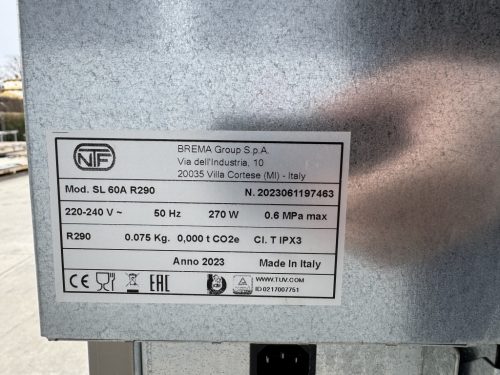 Étjéggép, jégkocka gép 35 kg/nap kapacitással léghűtéses - 4 hónapot használt