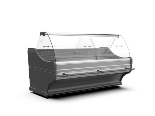 WCh-6/1B Wega 1200 W ZZ | Hajlított üvegű csemegepult telepített aggr.(V)