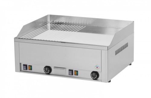 FTHRC 60 E | Elektromos krómozott szeletsütő 1/2 sima és 1/2 bordázott sütőfelülettel